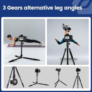 Hot Bán Chuyên Nghiệp Nhôm <span class=keywords><strong>Tripod</strong></span> Monopod Nhỏ Gọn Máy Ảnh <span class=keywords><strong>Tripod</strong></span> Với Bóng Đầu Cho Video Máy Quay Phim Phiêu Lưu Ngoài Trời - Product Image 4