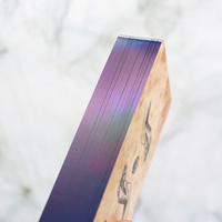 Jeu de tarot rond de luxe personnalisé avec impression sur mesure et bords dorés à la feuille d'or pour la divination spirituelle – Cadeau