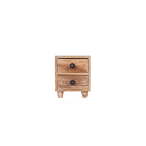 Nono Tall 2 <b>Drawers</b> Are the Perfect Choice for Storing <b>Small</b> Items in the Bedroom, Kitchen or Office and More wooden <b>drawers</b> - Product Image 1