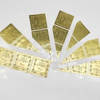 Étiquettes autocollantes de luxe haute qualité en métal Autocollants d'emballage de bougies Bouteilles en verre Autocollants de transfert Aluminium Métal LOGO personnalisé 3D