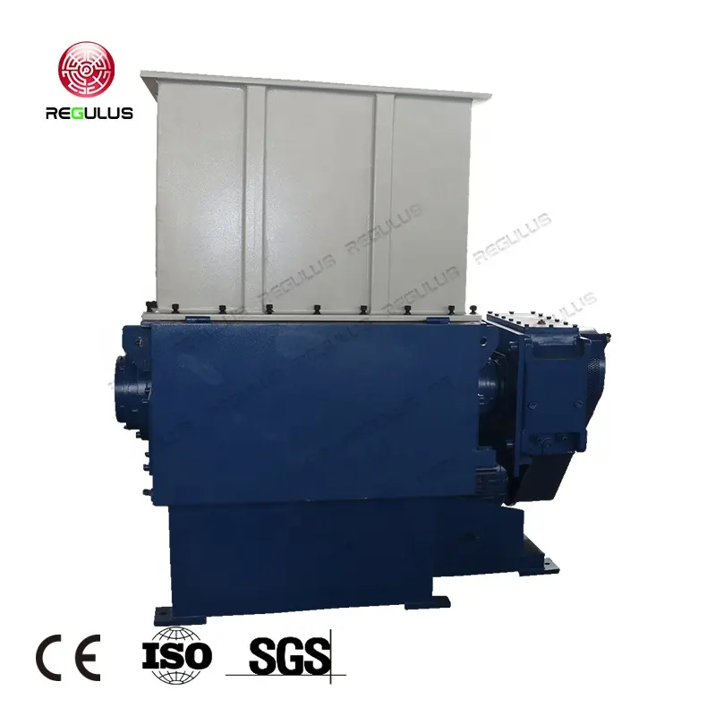 Sử dụng nhựa cao su lốp xe khai hoang trục đơn Shredder máy