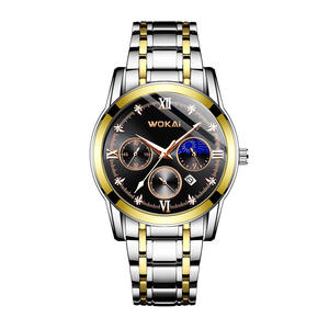 New Voke Business Casual reloj con correa de acero para hombre Nuevo reloj de cuarzo - Product Image 1