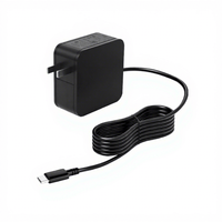 Adaptateur secteur USB-C RWX 65W avec prises US/EU/UK/CN, sortie DC 3A 5V/9V/12V/15V/20V pour téléphones/portables