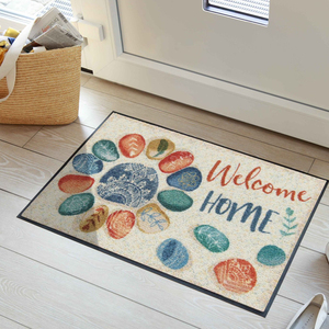 Custom <strong>Funny</strong> <strong>Doormat</strong> With Washable Rubber Backing Classic Style Home Floor Mat Nylon Inner Circle Runner Hallway Kitchen Rugs - Product Image 2