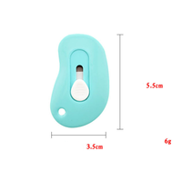 Mini ouvre-boîte Express couleur bonbon couteau en acier pratique en plastique pour la maison et la vente au détail pour la couture de vêtements Machine pièces de rechange pied
