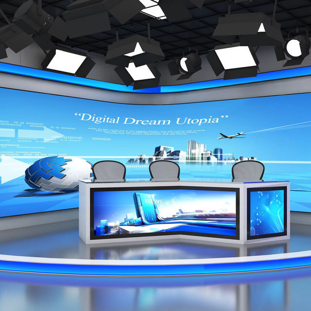 3D VR/AR/XR Virtual Studio Camera Project System Integration for TV Station