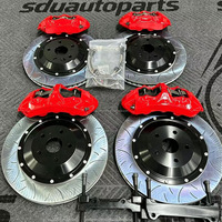 Kit de freinage à 6 pistons, étrier de frein 6 pots, kit de freinage de grande performance TY3, rotor rainuré, kit complet avec support 7075 pour BMW M3 E92 E90 E93 E46