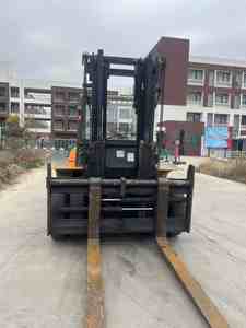 Carretilla elevadora usada Hangcha A100Z Hangzhou, carretilla elevadora diésel <span class=keywords><strong>10t</strong></span> con abrazaderas, carretilla elevadora hidráulica de paletas de segunda mano - Product Image 2