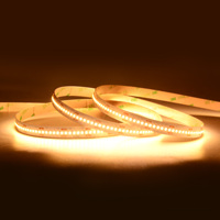 Bande LED sans points haute densité 2216, 24V DC, dimmable, CRI90, flexible, pour meubles de maison, plafond, certifiée CE UL, bande LED haute densité