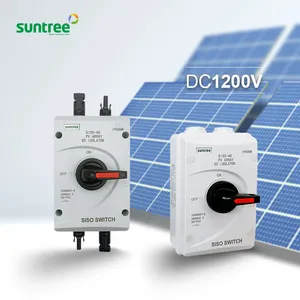 Outdoor Veiligheid 32a 1200V 3P 4P Mini Rotary Solar Power Dc Isolator Schakelaar