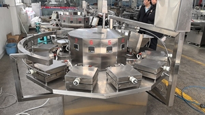 Macchina Commerciale Completamente Automatica per <span class=keywords><strong>Waffle</strong></span> Morbidi a 12 e 15 Testine, Macchina per la Formatura di <span class=keywords><strong>Waffle</strong></span> di Diverse Forme - Product Image 2