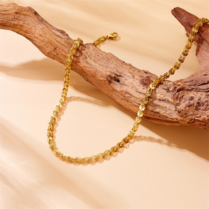 Gold Plated Stainless Steel Phoenix Tail Chain Necklace For Gift Fashion Jewelry - Product Image 3