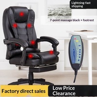 Chaise de bureau ergonomique en cuir avec soutien lombaire réglable, chaise de direction robuste avec accoudoirs rabattables et siège plus large, chaises réglables