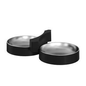Double Bowl Pet Feeder With Timer For <b>Cats</b> Rounded Design Battery Powered 110-240V AW-C-270 Shenzhen China - Product Image 2