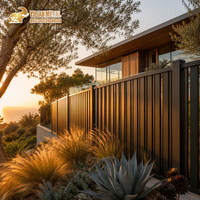 Panneaux de clôture verticaux en aluminium, revêtement poudré, anti-rouille, pour jardin, piscine, écran d'intimité extérieur AU