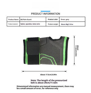 Penyangga Pergelangan Tangan Nylon Menics OEM/ODM, Dapat Disesuaikan, untuk Sindrom Terowongan Karpal, Pereda Nyeri, Bernapas, Kompresi untuk Olahraga Luar Ruangan - Product Image 2