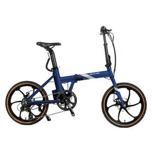 Mini bicicleta dobrável elétrica, alta qualidade, 16 polegadas, ebike/en15194 36v, pequena bicicleta elétrica dobrável para adultos, operada a bateria