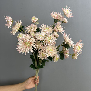 Plantes artificielles, bouquet <span class=keywords><strong>de</strong></span> fleurs artificielles Spider Mum pour la décoration <span class=keywords><strong>de</strong></span> bureau, <span class=keywords><strong>de</strong></span> jardin et <span class=keywords><strong>de</strong></span> la maison, personnalisable, imitation <span class=keywords><strong>de</strong></span> fleurs artificielles - Product Image 2