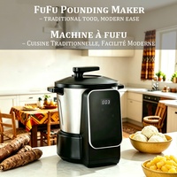Batidoras Foufoumix para Alimentos, Máquina Mezcladora de Fufu, Capacidad de 6L, Procesador de Alimentos Multifuncional de Alta Potencia de Acero Inoxidable