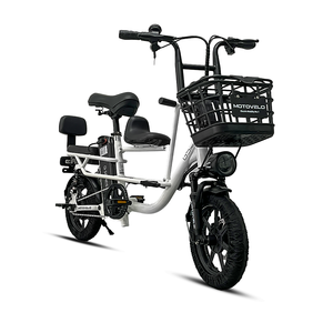Bici Elettrica da Città MOTOVELO Lesin con Telaio Ribassato da 14 Pollici 48V 500W 10Ah per Famiglie Urbane con Luci a LED, Nessun Dazio Antidumping - Product Image 3