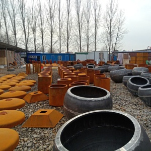 Grandes jardinières en métal pour l'extérieur, jardinières rondes en acier corten pour les bords de route - Product Image 6
