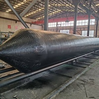 Airbag marin cylindrique noir en caoutchouc ZHH à prix d'usine pour le lancement de navires et les opérations de quai de levage, certifié CCS BV