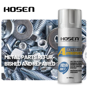 HOSEN 450ml 10% Zinc Galvanized Anti-Rust Aerosol Paint – Wholesale & Custom Packaging Available - Product Image 4