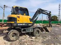 6ton roda ekskavator 60W Hyundai 4X4 Mini digunakan penggali dengan ember pemecah palu
