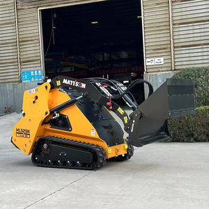 Kubota EStand On Mini Skid Steer Loader con accesorios de cubo 4 en 1 - Product Image 4