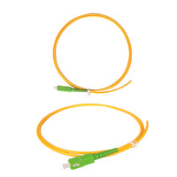 SC/APC Fiber Optic Patch Cord Simplex 0.9mm FTTH Fiber Pigtail 1m Single G657A1