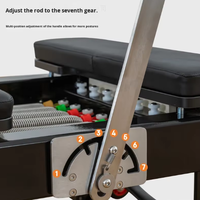 Cercle Magique Pilates 2-en-1 en Aluminium Durable et Réglable pour Studio de Santé MJD A09