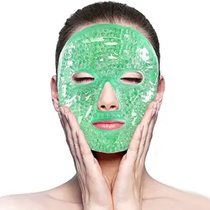 Hot Cold Face Pack Gel Kralen Full Face Mask Voor Het Verminderen Van Koorts Branden Ijszak Verlichten Zwelling Voor Gezicht