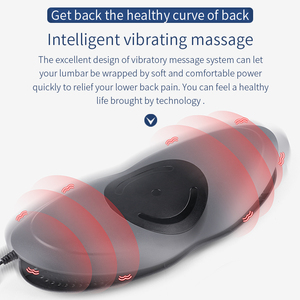 Máquina de masaje de espalda baja Producto de masaje de espalda Almohadillas de calefacción eléctrica Dispositivo de tracción lumbar - Product Image 2