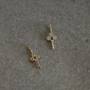 Collar con colgante en forma de llave para mujer, cadena de clavícula de Plata de Ley 925 pura, Circonia cúbica coreana, joyería - Product Image 6