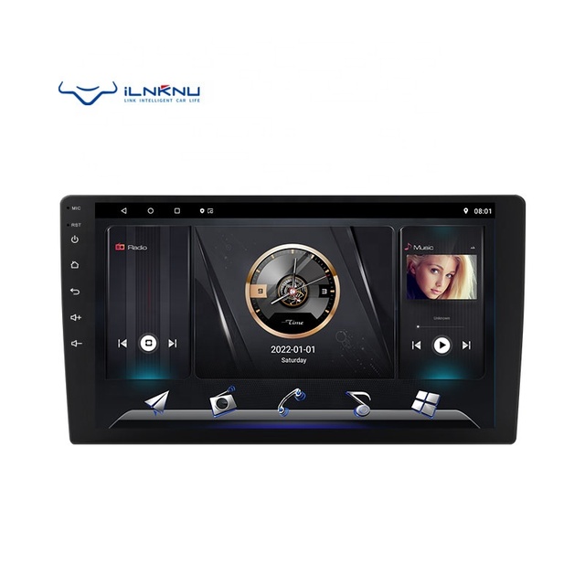 Car for Player 9" 10" IPS 2.5D Screen 2+32G with Carplay WiFi GPS DSP Amplifier OBD2 Reversing Aid RGB Universal Car Radio