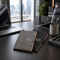 Promotion : Carnets d'agenda personnalisés en cuir, reliure cousue, pour bureau et affaires