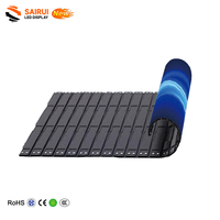 Nouvel Arrivage Écran LED Flexible Ultra-Mince pour Volet Roulant Intérieur, Affichage HD Pleine Couleur pour Location en Centre Commercial