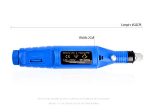 Portable Mini Electric Manicure <strong>Nail</strong> <strong>File</strong> Drill Pen Gun <strong>Machine</strong> With 6 Bits - Product Image 4