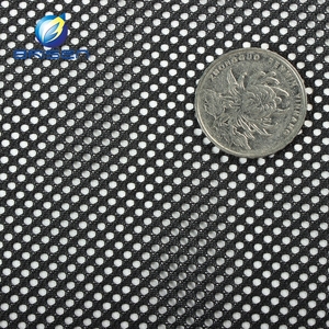 Venta al por mayor negro perforado transpirable 100 tela de punto simple de poliéster de <span class=keywords><strong>malla</strong></span> - Product Image 2