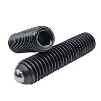 Vis de réglage à embout sphérique en acier au carbone de grade 12.9 M2-M12, oxyde noir