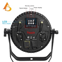 12 projecteurs LED PAR sans fil RGBWA+UV 18W IP65 à batterie rechargeable