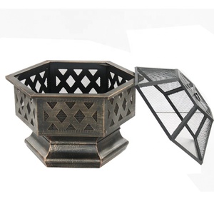 Các Sản Phẩm Nhà Cung Cấp Vườn Được Lựa Chọn Tốt Nhất Hố Lửa Thép Hình Lục Giác 24in Để Nướng BBQ Trong Vườn - Product Image 4