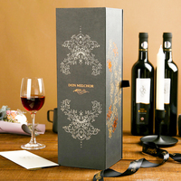 Cajas Magnéticas de Cartón Rígido de Lujo Personalizadas para Licores, Botellas de Whisky y Vino Tinto, con Acabado Mate y Papel de Regalo
