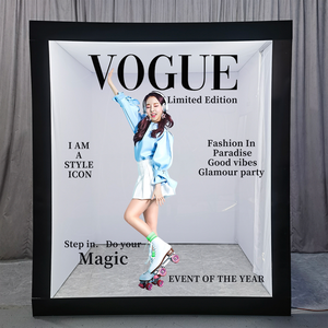 Photomaton avancé compatible iPad/appareil photo/SLR - Impression double sortie, livraison Bluetooth pour les bals scolaires, les anniversaires et les célébrations - Product Image 5