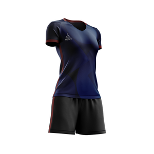 Camiseta de Fútbol para Mujer Healy Color Block Slim Fit, 100% Poliéster, Transpirable, Ligera, Sublimación, Servicio OEM, Ropa Deportiva - Product Image 2