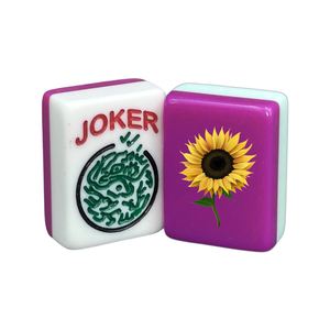 กระเบื้อง Mah Jongg อเมริกันดอกทานตะวันพิมพ์แบบกําหนดเอง - Product Image 2