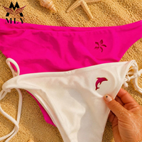 MLY Zwempak Op Maat Dames Braziliaanse Bikini Set Trendy Hartvormige Uitsnijding Design Badkleding Tweedelig Badpak