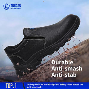 Zapatos <span class=keywords><strong>de</strong></span> seguridad LAnoudun <span class=keywords><strong>de</strong></span> corte medio para hombre, con puntera <span class=keywords><strong>de</strong></span> acero, parte superior <span class=keywords><strong>de</strong></span> microfibra, suela <span class=keywords><strong>de</strong></span> goma resistente a pinchazos, con cordones, botas <span class=keywords><strong>de</strong></span> <span class=keywords><strong>trabajo</strong></span>. - Product Image 3