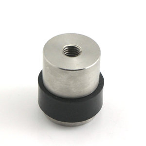 Tope de Puerta de Acero Inoxidable 304 con Base de Goma para Montaje en Suelo, Uso Interior, Diseño Minimalista y Duradero - Product Image 1