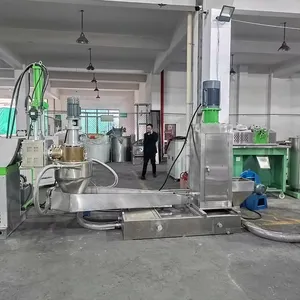 PP PE PA PET Plastic Recycling Granulators Equipment Compacting Water-Ring Granulation Machine